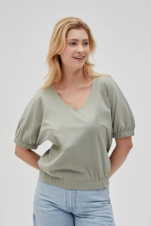 Marisse Marisse Women's T-Shirt L-Ts-4619 Olive