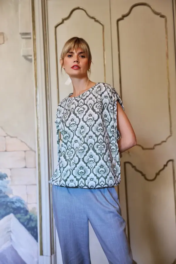 Marisse Marisse Women's T-Shirt L-Ts-4674 Olive