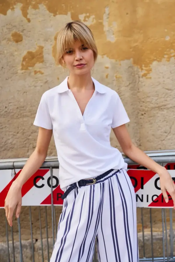 Marisse Marisse Women's T-Shirt L-Ts-4701 White