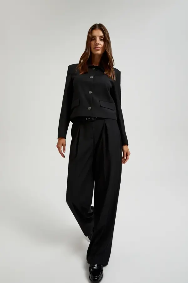 Marisse Marisse Women's Trousers L-Sp-4600 Black