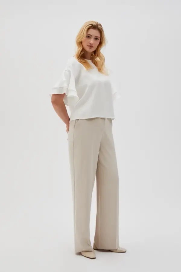 Marisse Marisse Women's Trousers L-Sp-4607 L.Beige