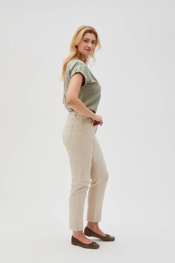 Marisse Marisse Women's Trousers L-Sp-4612 L.Beige
