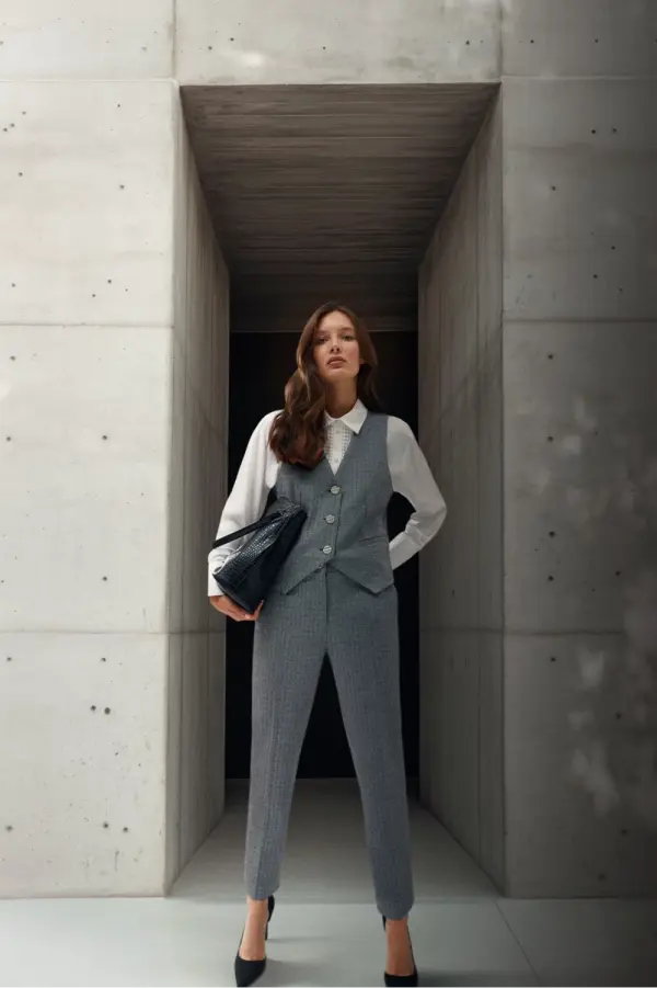 Marisse Marisse Women's Trousers Z-Sp-4502 Grey