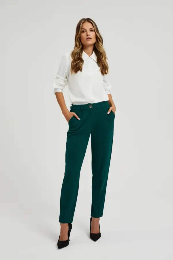 Marisse Marisse Women's Trousers Z-Sp-4503 D.Green
