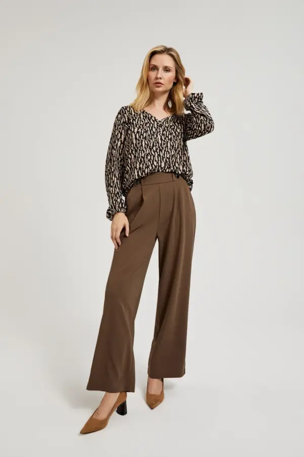 Marisse Marisse Women's Trousers Z-Sp-4510 Coffee