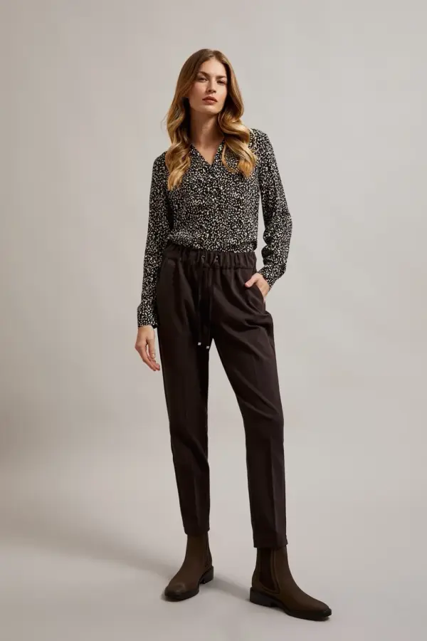 Marisse Marisse Women's Trousers Z-Sp-4522 Brown