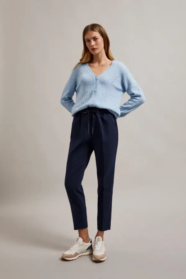 Marisse Marisse Women's Trousers Z-Sp-4522 Navy