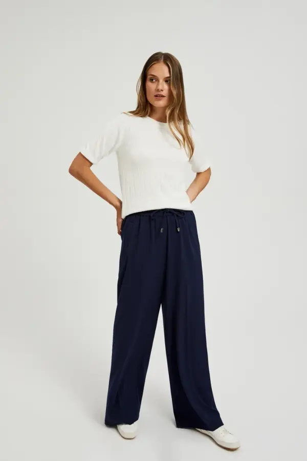 Marisse Marisse Women's Trousers Z-Sp-4531 Dark Navy