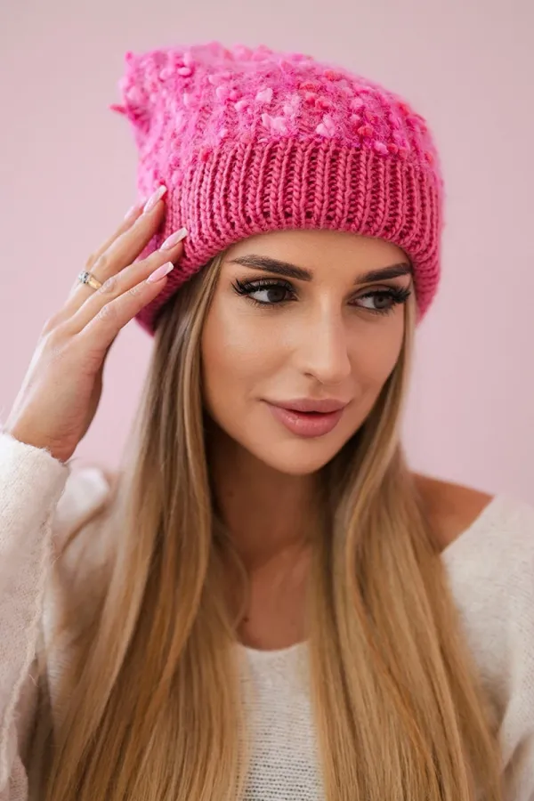 marka niezdefiniowana marka niezdefiniowana Cap Bąbelka K219 light pink