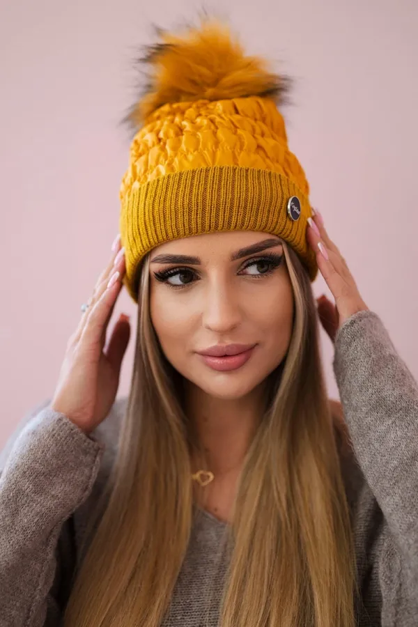 Kesi marka niezdefiniowana Cap K160 mustard