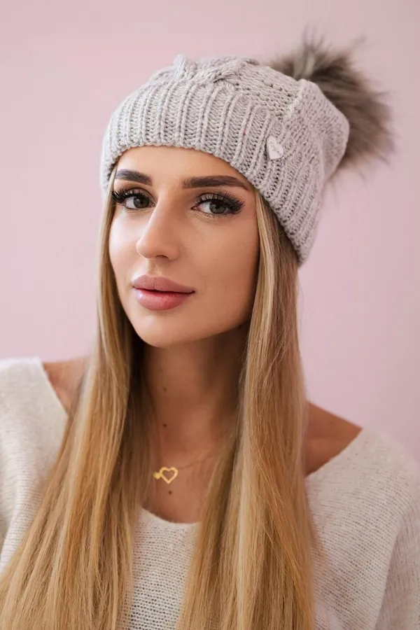 Kesi marka niezdefiniowana Cap K168 light beige