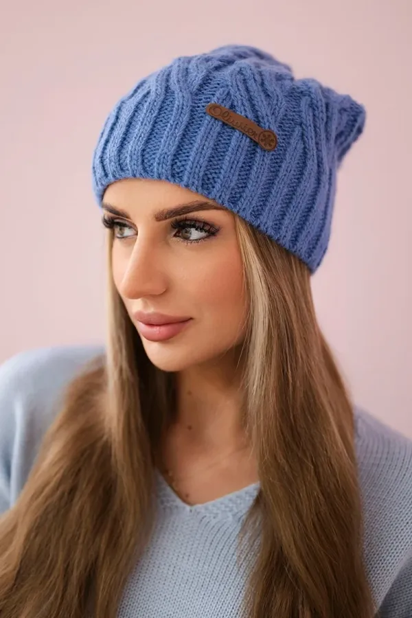 Kesi marka niezdefiniowana Cap with fleece Paulina K227 light jeans