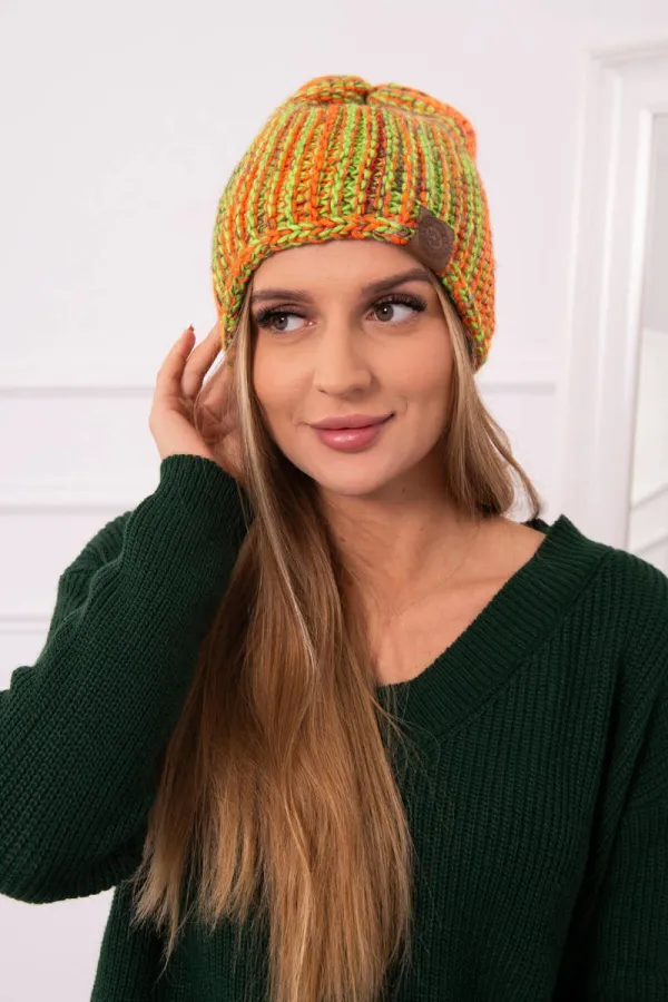 Kesi marka niezdefiniowana Cap with fleece Zoja K306 green neon