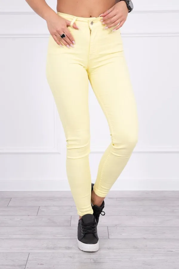 marka niezdefiniowana marka niezdefiniowana Denim jeans yellow