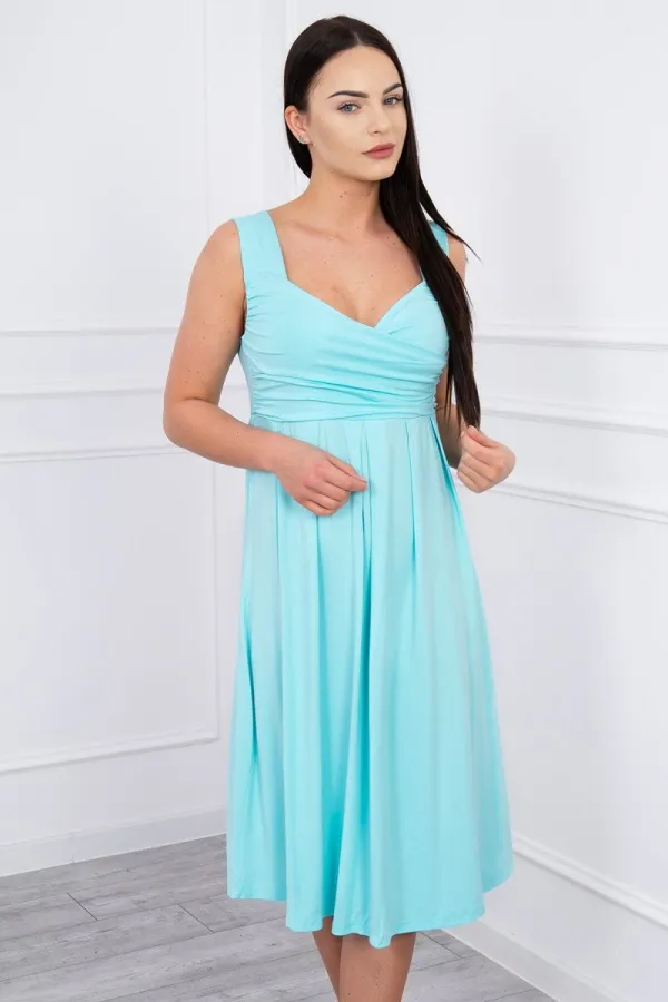 Kesi marka niezdefiniowana Dress with wide straps mint