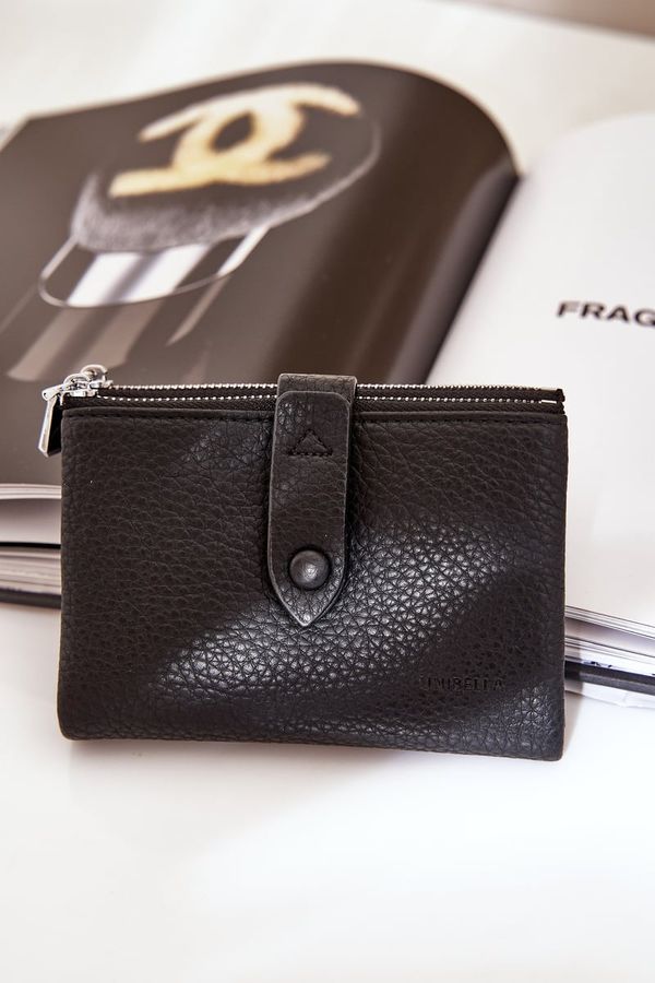 marka niezdefiniowana marka niezdefiniowana Eco Leather Women's Wallet Black Bronica