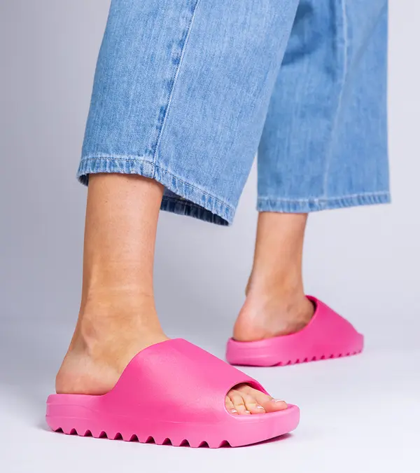 D/CEO marka niezdefiniowana Fuchsia rubber women's slides Serrano
