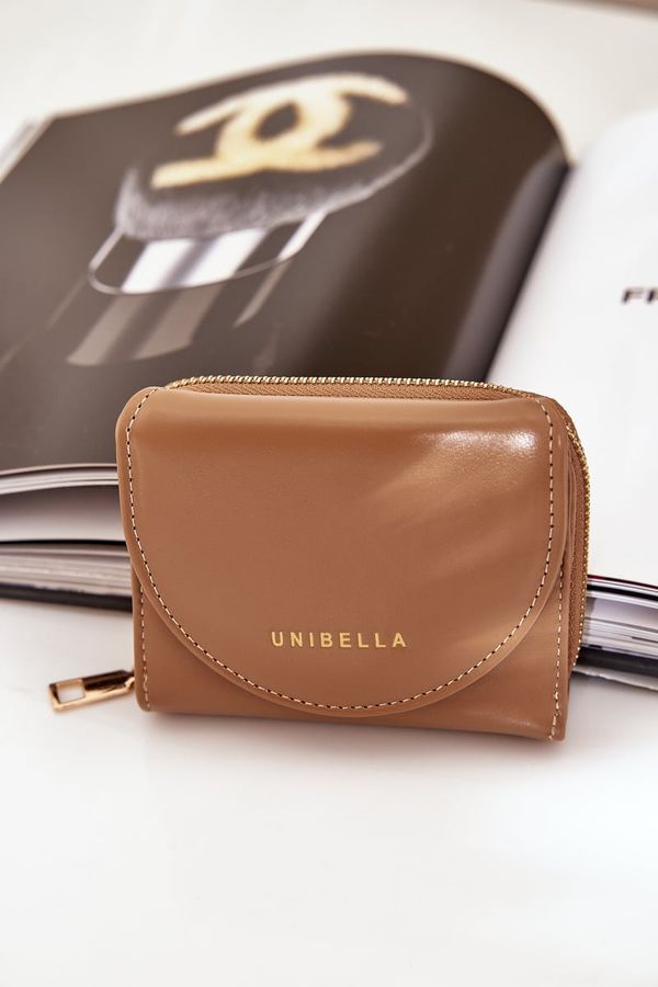 marka niezdefiniowana marka niezdefiniowana Women's Wallet Made Of Eco Leather Dark Beige Congaia