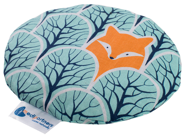 Medi Partners Medi Partners Cherry kernel thermophore for children - Raccoon in the forest