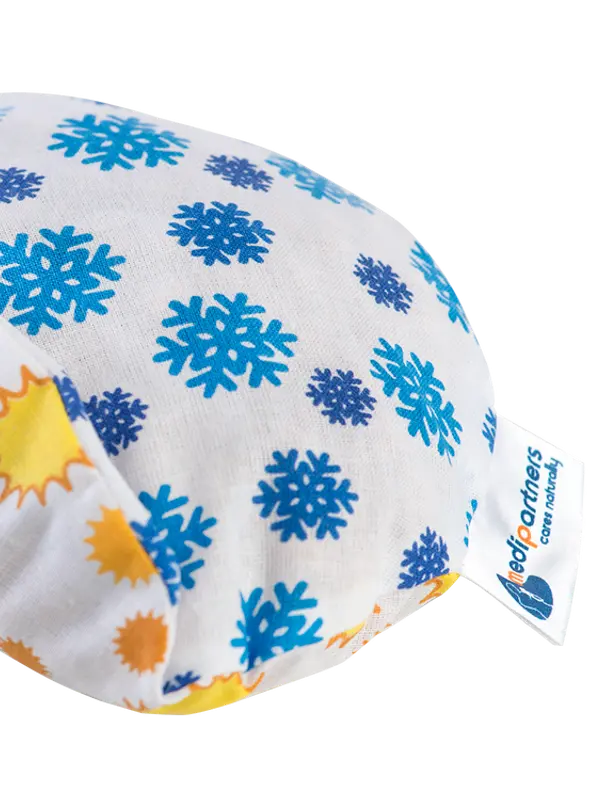 Medi Partners Medi Partners Children's cherry seed thermofor - Snowflakes sunflowers