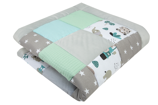 Medi Partners Medi Partners Crawling Blanket 100% Cotton  Multifunctional Thick Soft Play mat