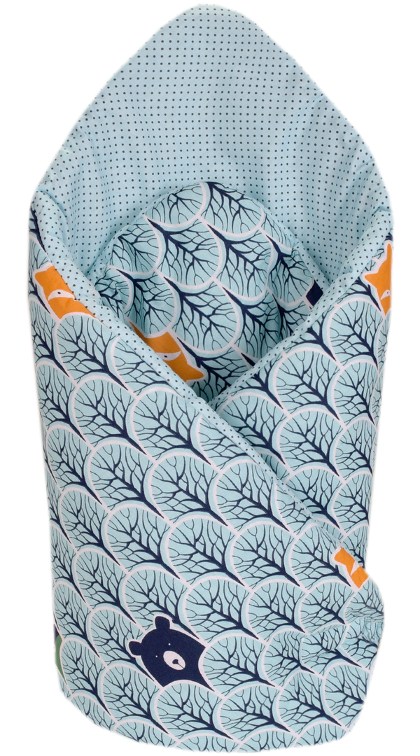Medi Partners Medi Partners Double-Sided Cotton  Baby Wrap