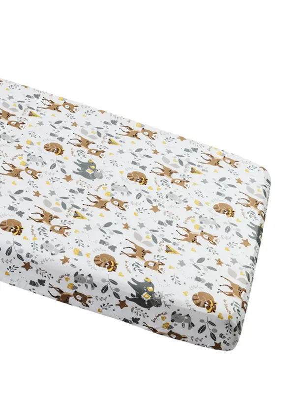 Medi Partners Medi Partners Fitted sheet for bed 120x60 – cotton – Jelonki