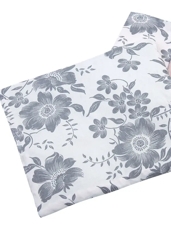 Medi Partners Medi Partners Quilt 55x75 + pillow 35x30 cotton + minky – Berry + pink Minky