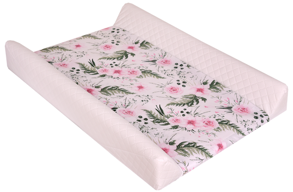 Medi Partners Medi Partners Sheet / changing table cover – cotton – Pink flowers