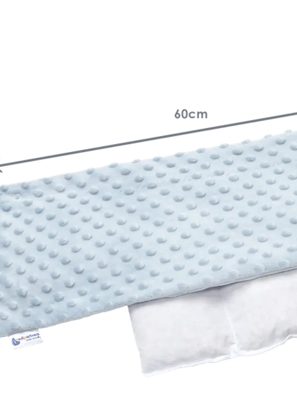 Medi Partners Medi Partners Thermophor with cherry seeds large 20x60 – 5 chambers Minky – Light blue