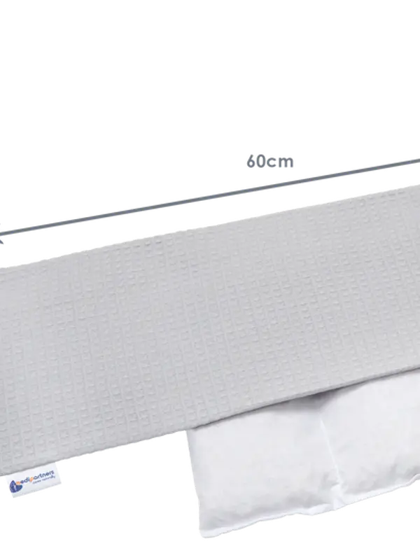 Medi Partners Medi Partners Thermophor with cherry seeds large 20x60 – 5 chambers Waffle – Gray