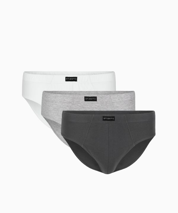 Atlantic Men ́s briefs ATLANTIC 3Pack - white/grey/dark gray