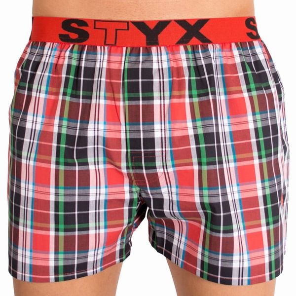 STYX Men&#39;s shorts Styx sports rubber multicolored (B617)