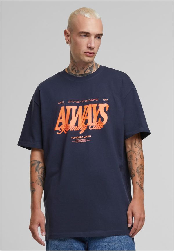 Mister Tee Men's Always Running T-shirt navy blue