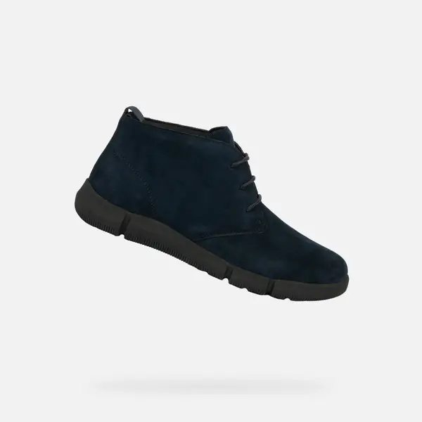 GEOX Men's Ankle Boots Geox Adacter M Navy Blue - Mens