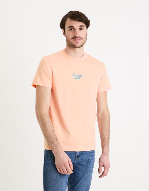 Celio Men's apricot T-shirt Celio Gexchaina