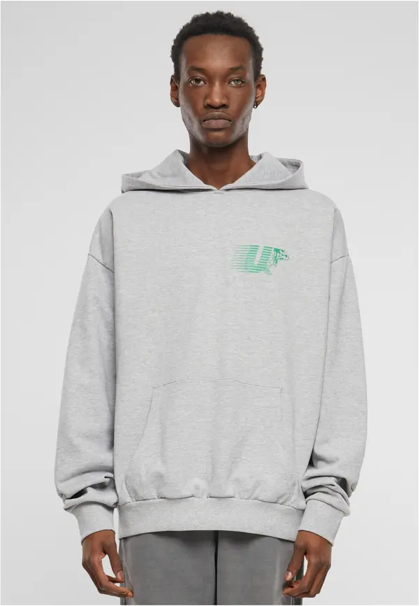 Mister Tee Men's Athletic Club Ultraheavy Oversize Hoodie gray