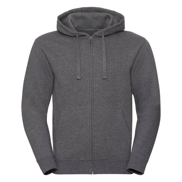 RUSSELL Men's Authentic Melange Zipped Hooded Sweat Russell