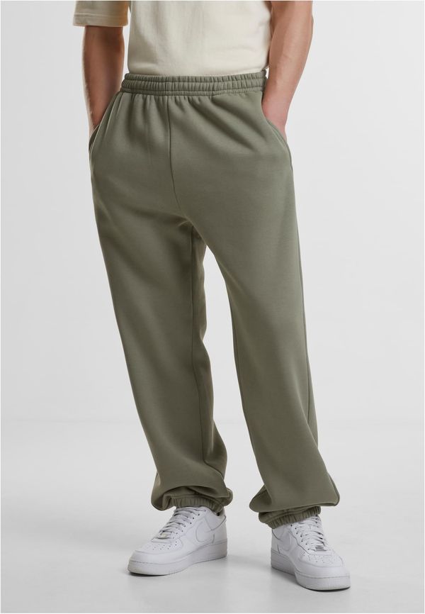 Urban Classics Men's basic sweatpants Fluffy light olive