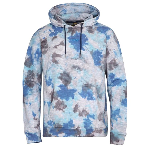 NAX Men's batik sweatshirt nax NAX ZENUR blue radiance