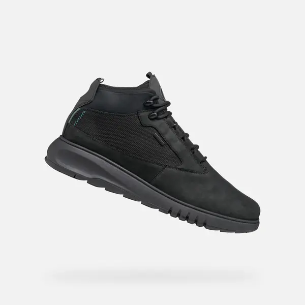 GEOX Men's Black Ankle Boots Geox Aerantis 4X4 ABX - Men
