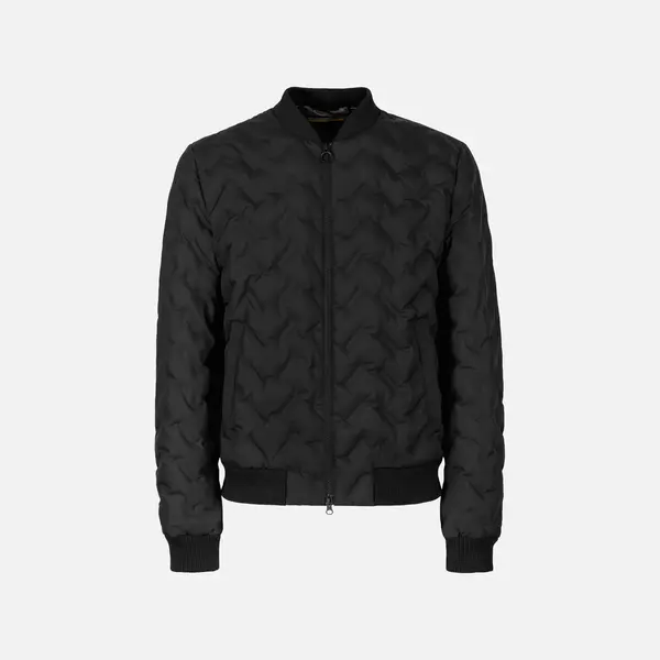 GEOX Men's Black Bomber Jacket Geox Spherica - Mens