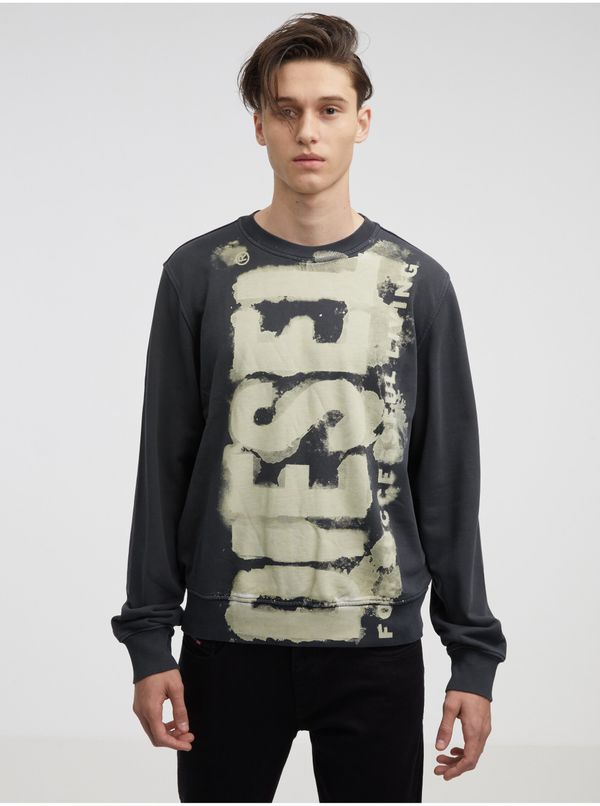 Diesel Men's Black Diesel Sweatshirt - Men's