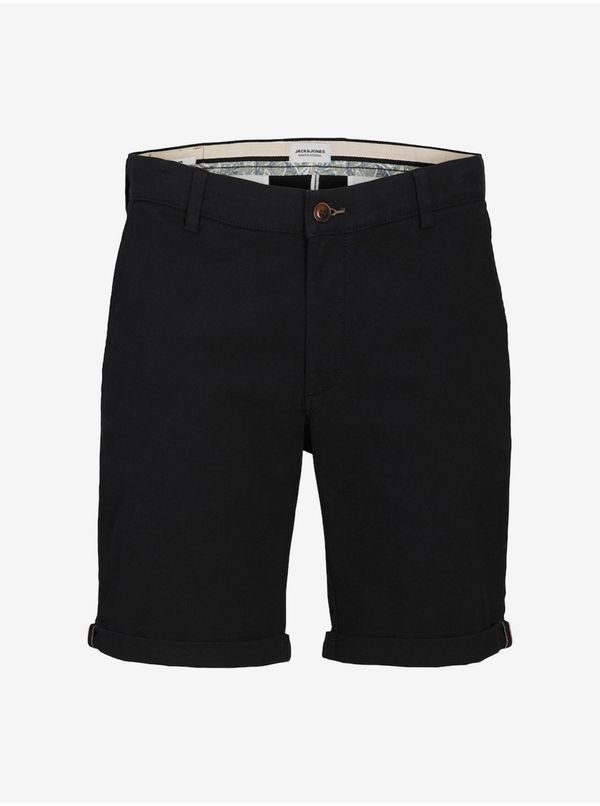 Jack & Jones Men's Black Jack & Jones Fury Chino Shorts - Men