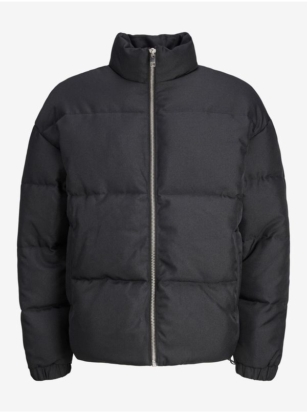 Jack & Jones Men's Black Quilted Winter Jacket Jack & Jones Urban - Men