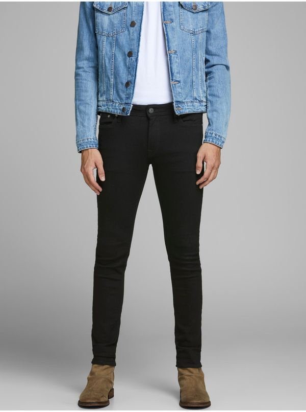 Jack & Jones Men's Black Slim Fit Jeans Jack & Jones Liam