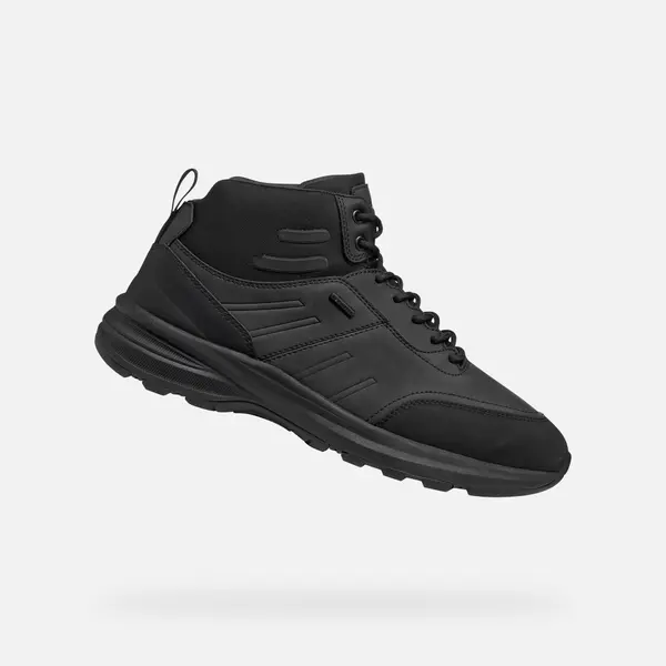 GEOX Men's Black Sneakers Geox Senales ABX - Mens