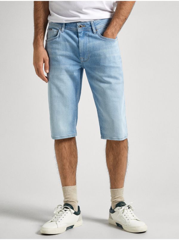 Pepe Jeans Men's Blue Denim Shorts Pepe Jeans - Men's