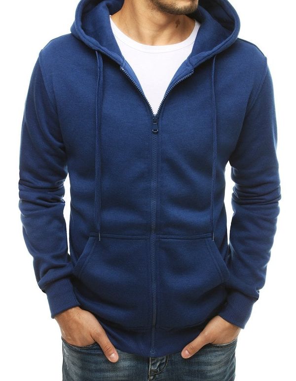 DStreet Men's Blue Hoodie BX4686