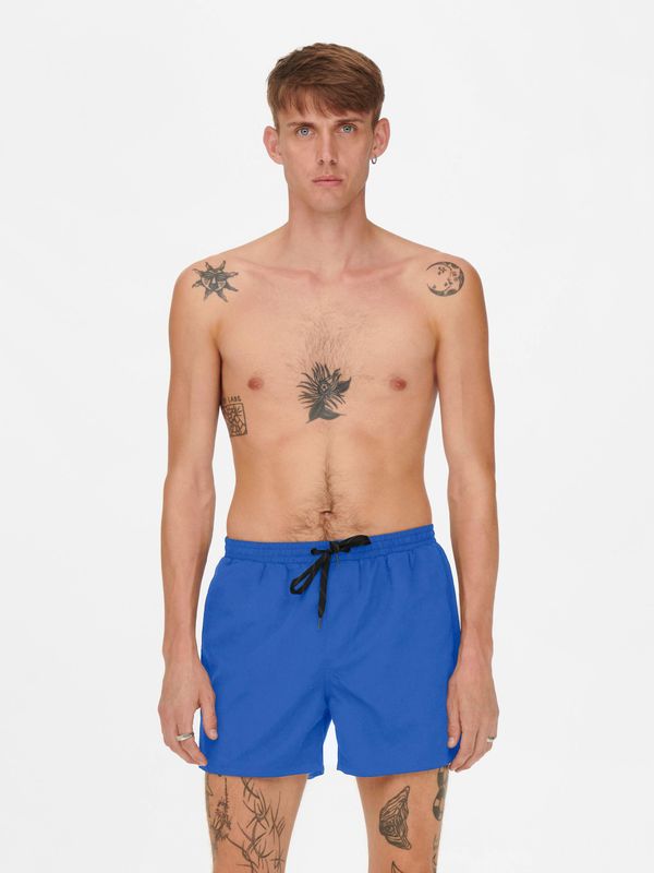 Only Men's Blue Swimsuit ONLY & SONS Ted